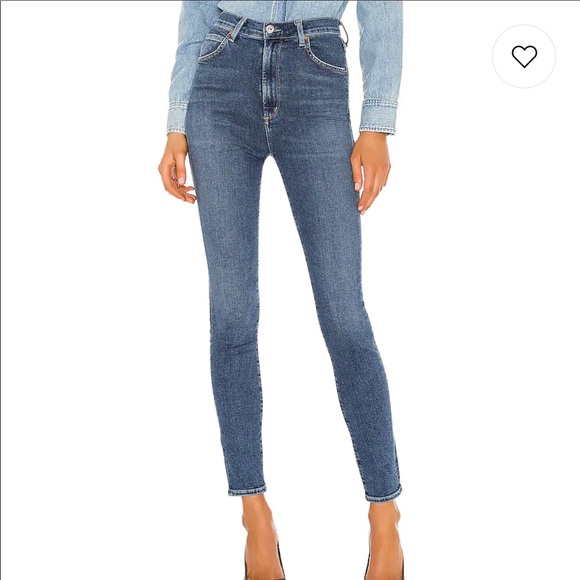 Citizens of Humanity  Chrissy High Rise Skinny Jeans size 27 Story Wash - Picture 3 of 13